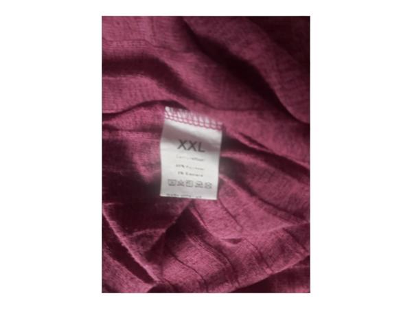 Offshoulder jurk roze XXL