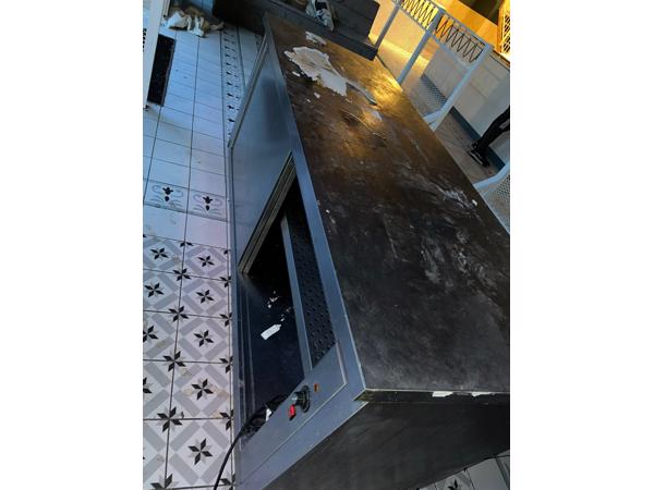 RVS Warmhoudkast + presentatieplaat