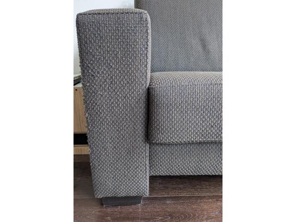 Donkerbruine 2,5-zits bank