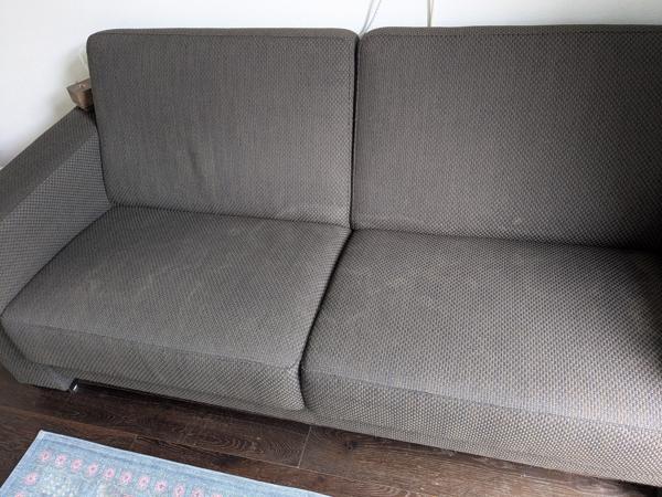 Donkerbruine 2,5-zits bank