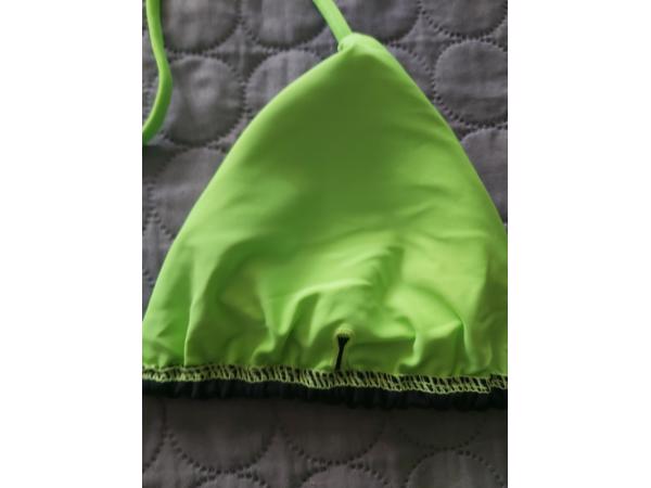 Bikini neon groen zwart L