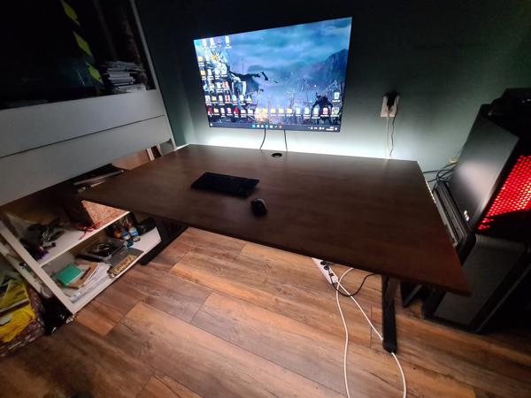 Moet Snel Weg Groot Burea/Tafel D:100cm B:180 H: Verstelbar