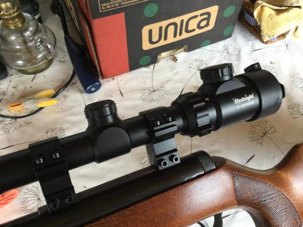 diana 35 met splinternieuwe kijker 4.5 mm