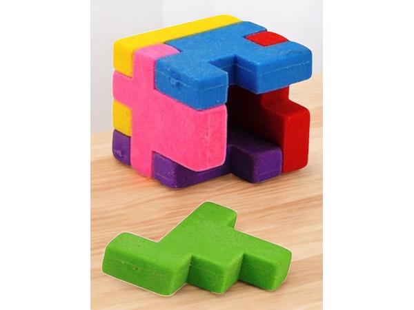 3x gum kubus puzzel 3x3cm