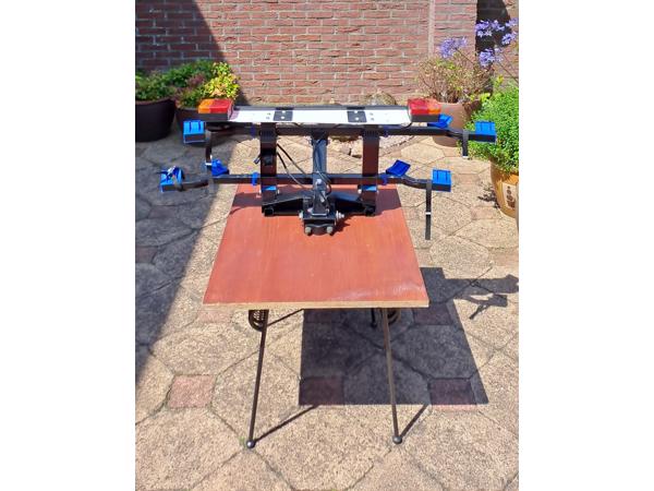 Een hele goede fietsendrager merk Tacx T2450 opklapbaar.