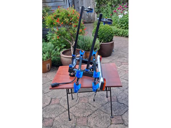 Een hele goede fietsendrager merk Tacx T2450 opklapbaar.