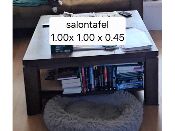 Salon tafel en bijzettafel