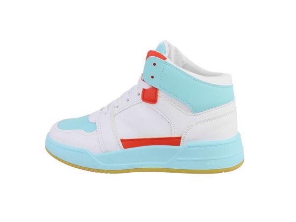 Hoge sneakers blauw rood 39