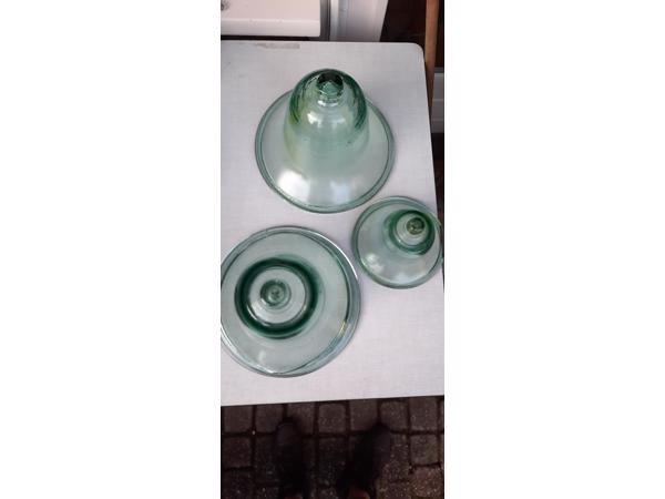 klokvazen van glas (3 stuks)