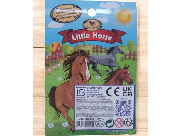 LG Little horse speelpaard geel oranje grijze haren camoufla