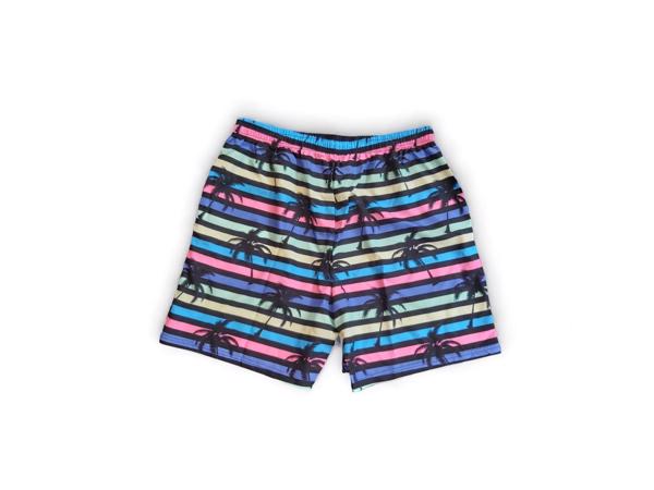 Zwembroek - short meerkleurig met palmbomen XXL