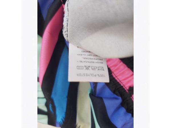 Zwembroek - short meerkleurig met palmbomen XXL