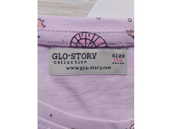 Glo-Story t-shirt zee schelpen lila paars 128