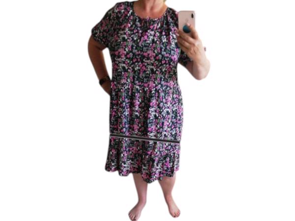 Miljuschka zomerjurk bloemen XXXL/46