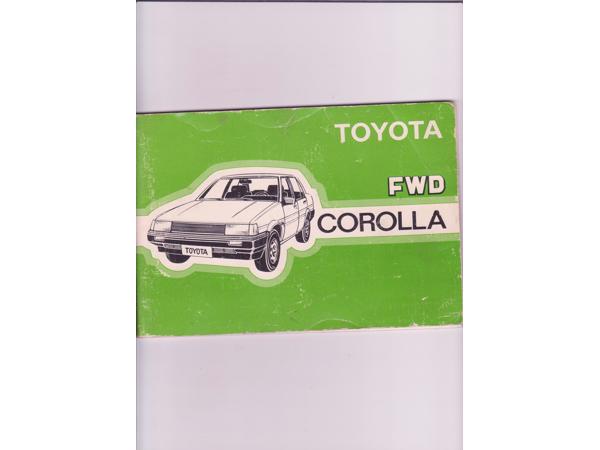 Instructieboek Toyota Corolla FWD 1983 handleiding