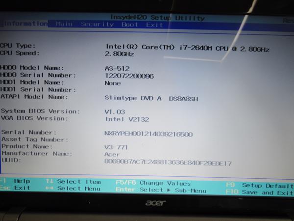 acer aspire v3 771   i7