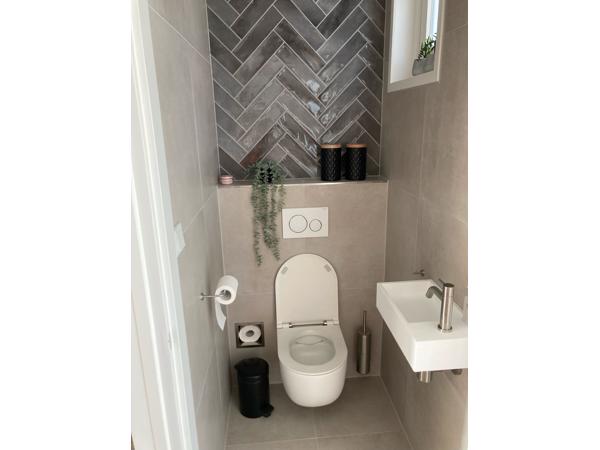 Cifre ceramica moon grey handvorm en visgraat tegel 7,5x30