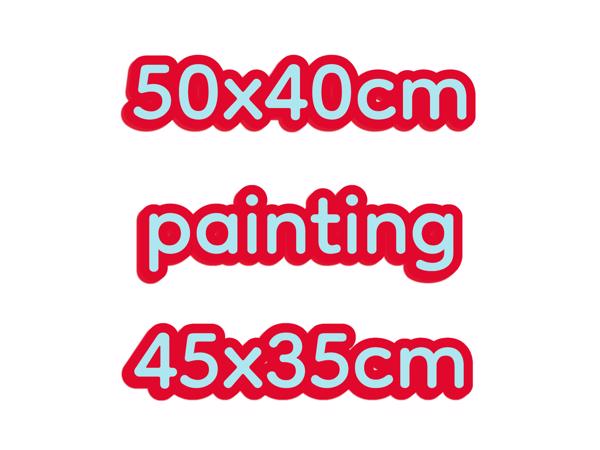 50x40cm Diamond Painting Alpen huisje (rond) nr 82