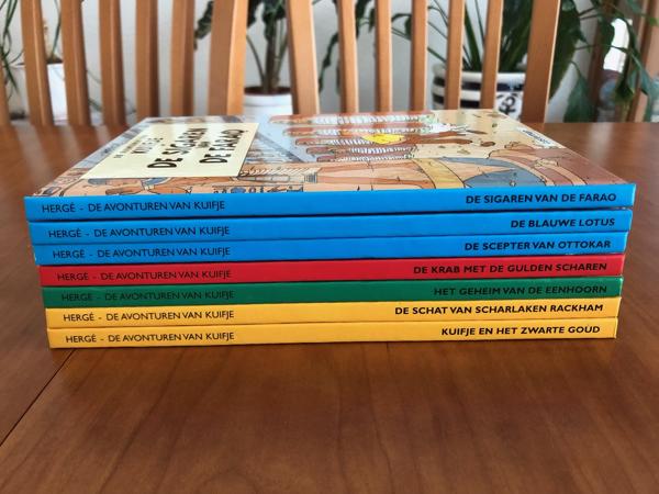 Hergé De avonturen van Kuifje serie 7 stuks Hardcover strips