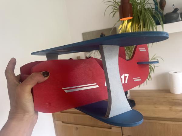 Kinderlamp vliegtuig