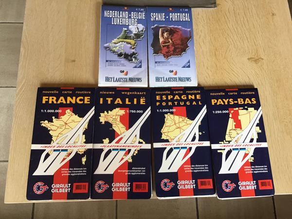 Atlassen v.d.wereld, benelux & europa v.d.panne tot zeebruge