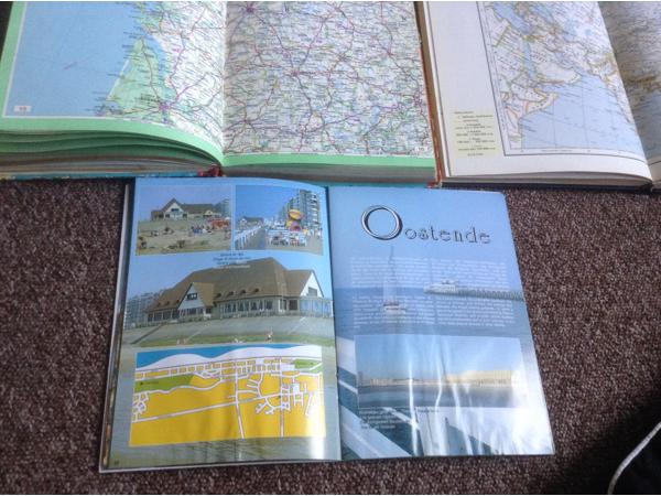 Atlassen v.d.wereld, benelux & europa v.d.panne tot zeebruge