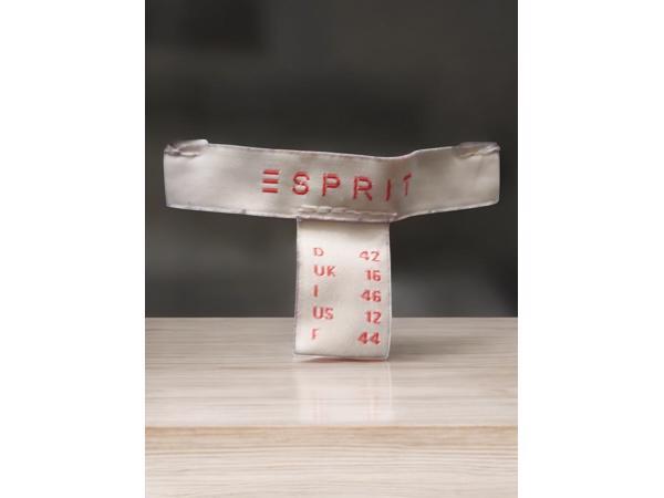 Esprit bloemetjes shirt zwart roze 44