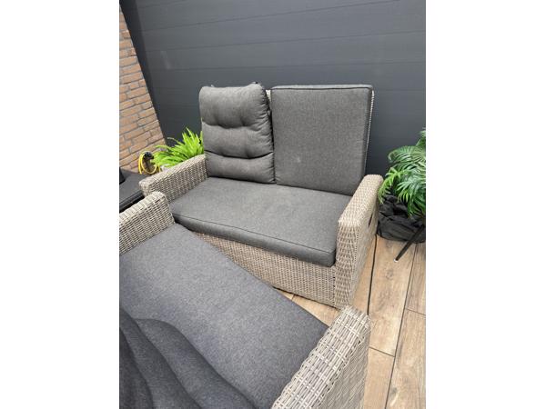 2 x 2 zits tuin bankjes verstelbaar