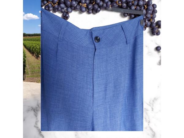 2 delig broekpak blauw XXL
