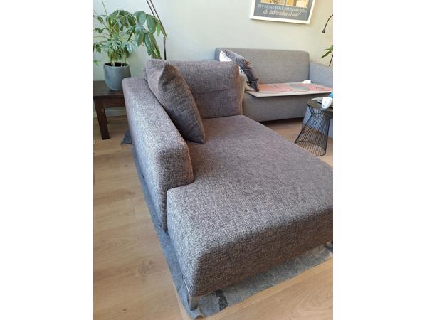 Bruin/ zwart gemêleerde sofa