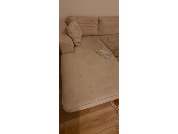 Gebruikte grote hoekbank