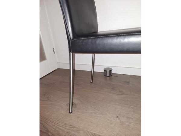 4x eetkamerstoelen zwart