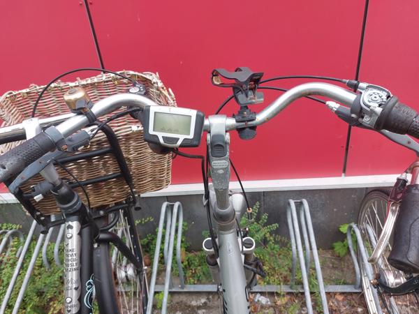 Oude elektrische fiets