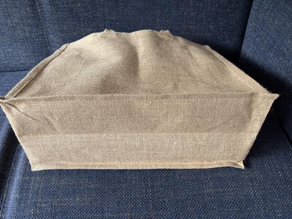 Jute shopper met lussen Koopmans nieuw tas