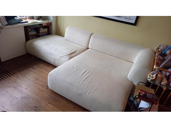 Grote, moderne hoekbank