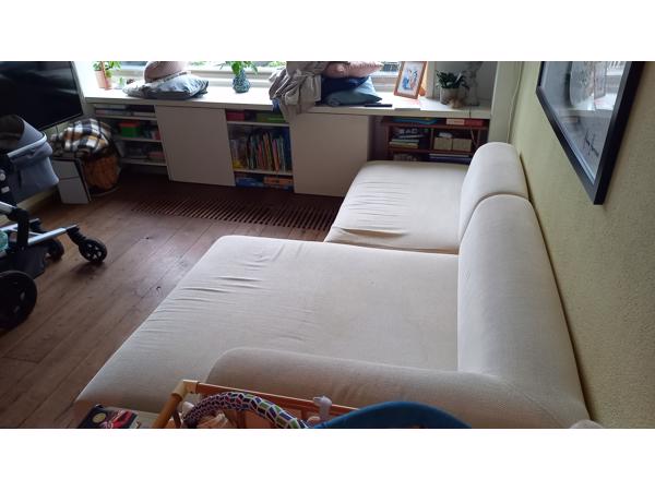 Grote, moderne hoekbank