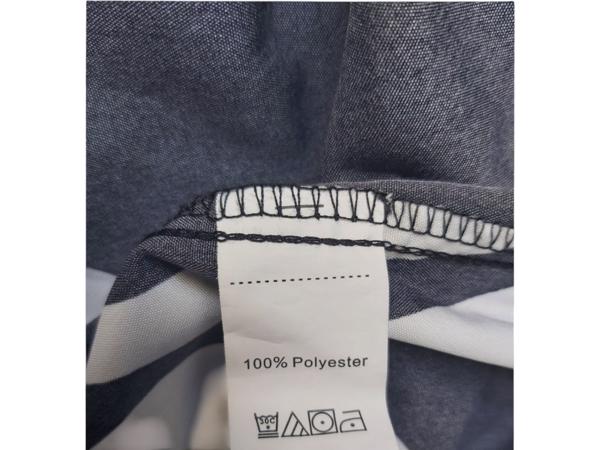 Mouwloze zomerjurk zwart wit 2XL