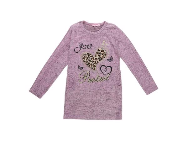 Seagull lange sweater panterprint you perfect glitter lila 1