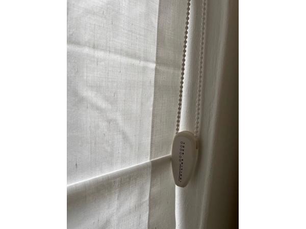 Mooi vouwgordijn gebroken wit