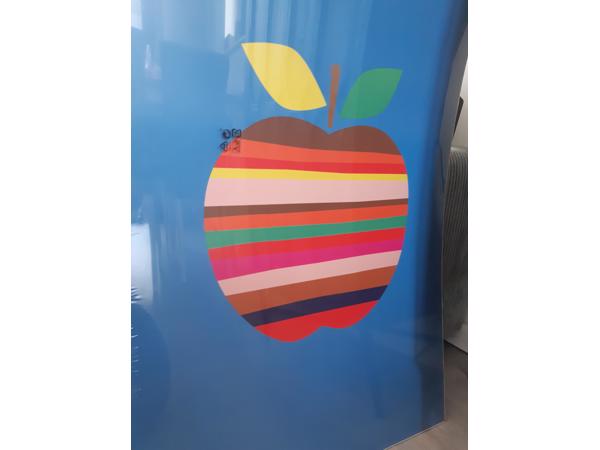 Poster kleurige Appel. Nog nieuw in de verpakking. 90x60 cm