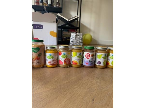 Babyvoeding potjes (fruit en groente van de AH)
