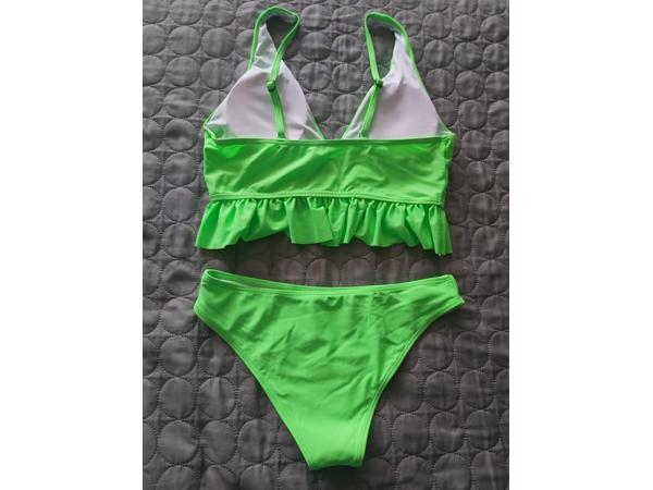 bikini 2 delig opvallend groen M