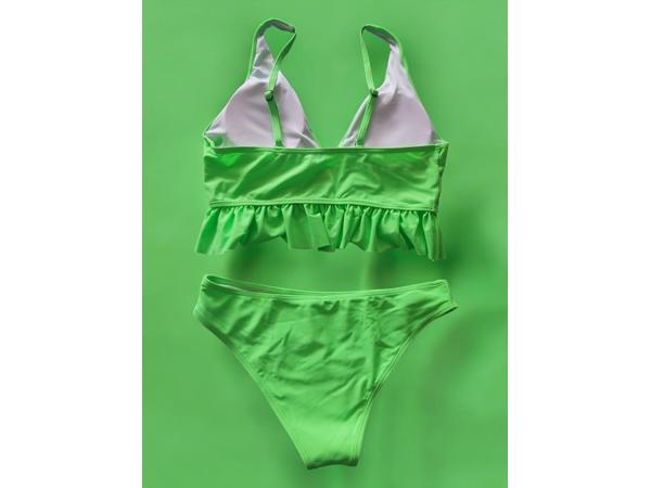 bikini 2 delig opvallend groen M