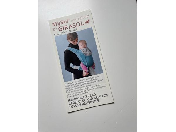 Babydrager van #MY Sol the Meh Dai van #GIRASOL, grijs