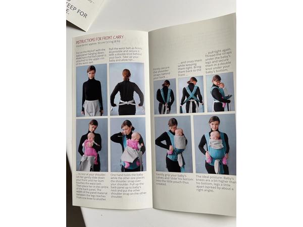 Babydrager van #MY Sol the Meh Dai van #GIRASOL, grijs