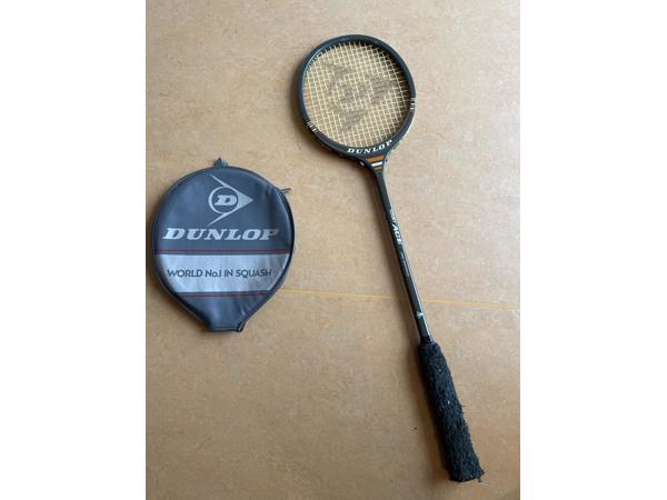 Dunlop squash racket klein blad
