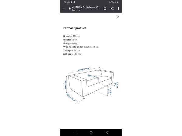 Ikea klippan met grijze hoes gratis af te halen in Utrecht