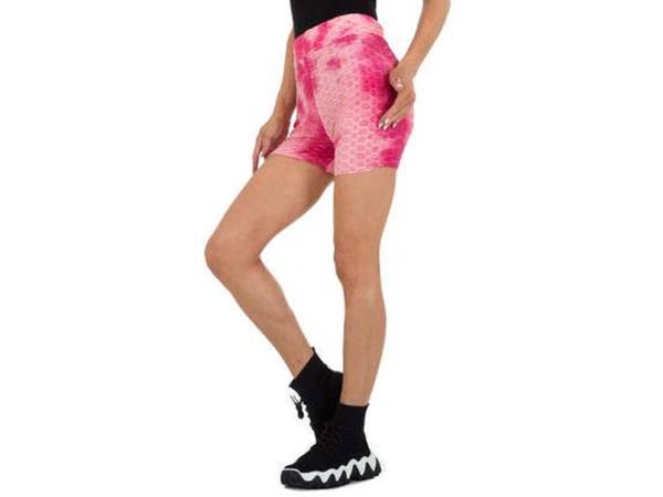 Fashion sport broek print roze S/M 36/38