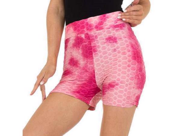 Fashion sport broek print roze S/M 36/38