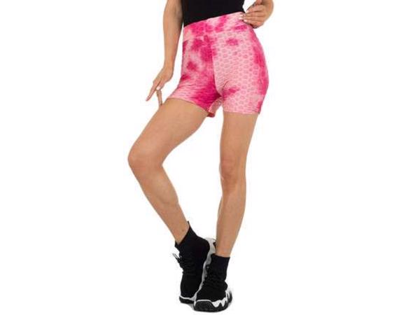 Fashion sport broek print roze S/M 36/38